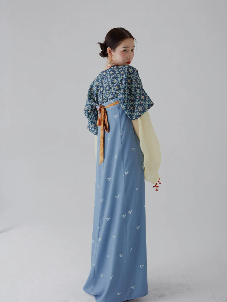 Yuan Yang 鸳鸯 Canard Mandarin Hanfu d'été de la dynastie Tang