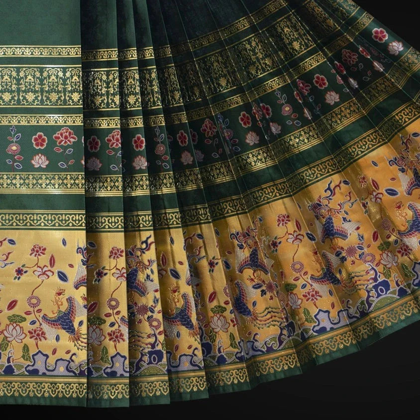 Mudan 牡丹 Jupe Mamian de mariage pivoine et faisan