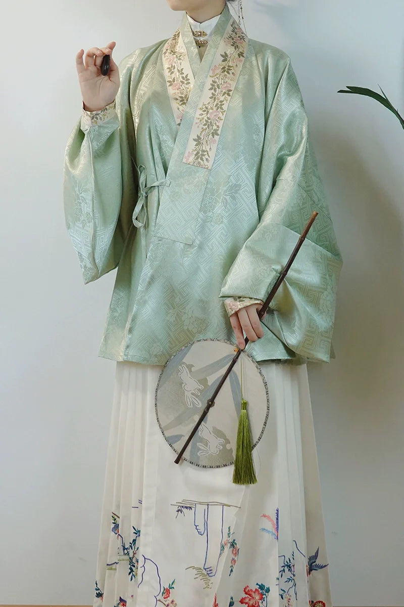 Руохэ 柔和 Династия Мин Цзяолин Рубашка с рукавами Пипа