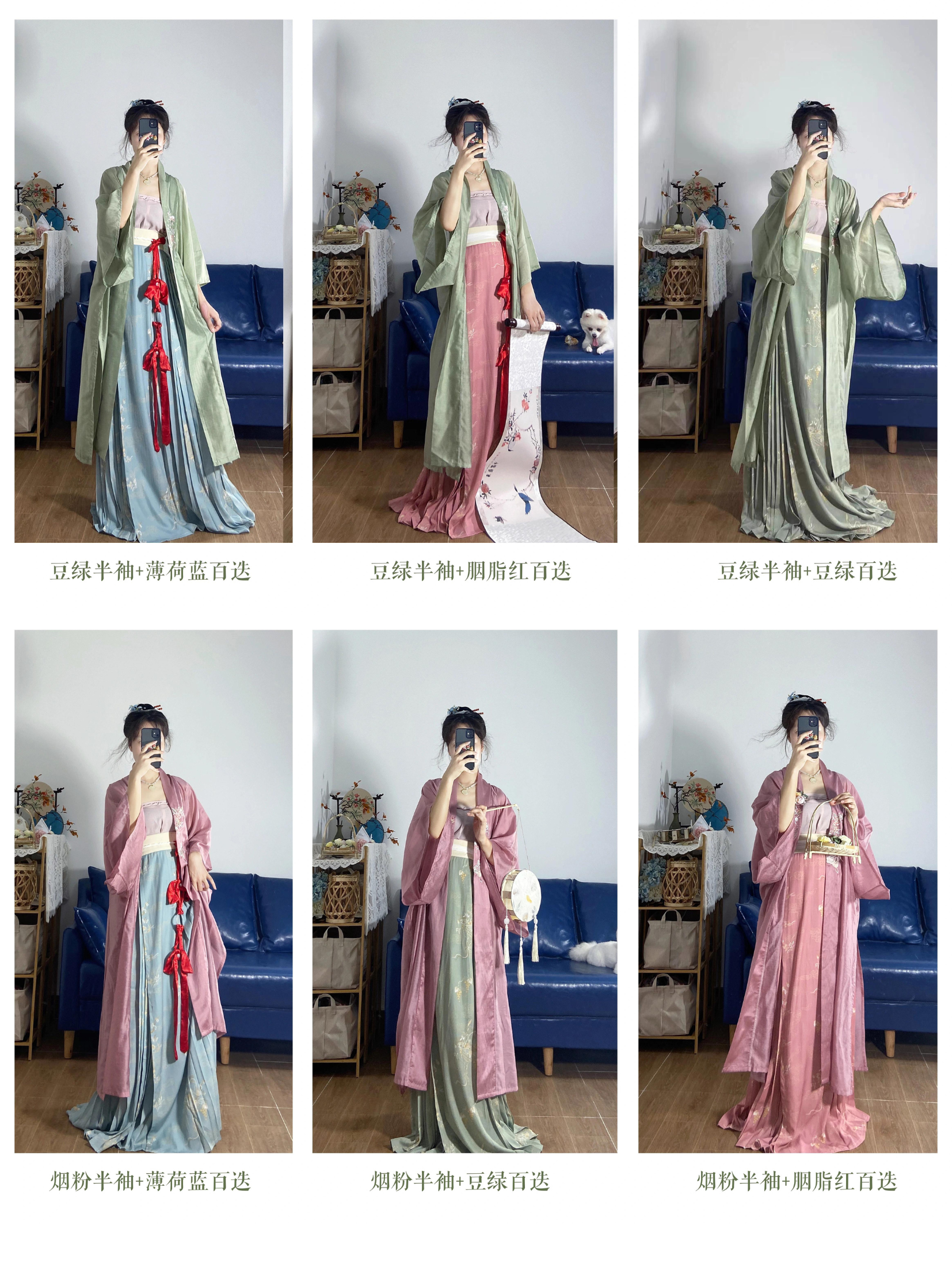 Yunjian Yilan 云间一篮 Юбка Baidiequn «Корзина в облаках» династии Сун