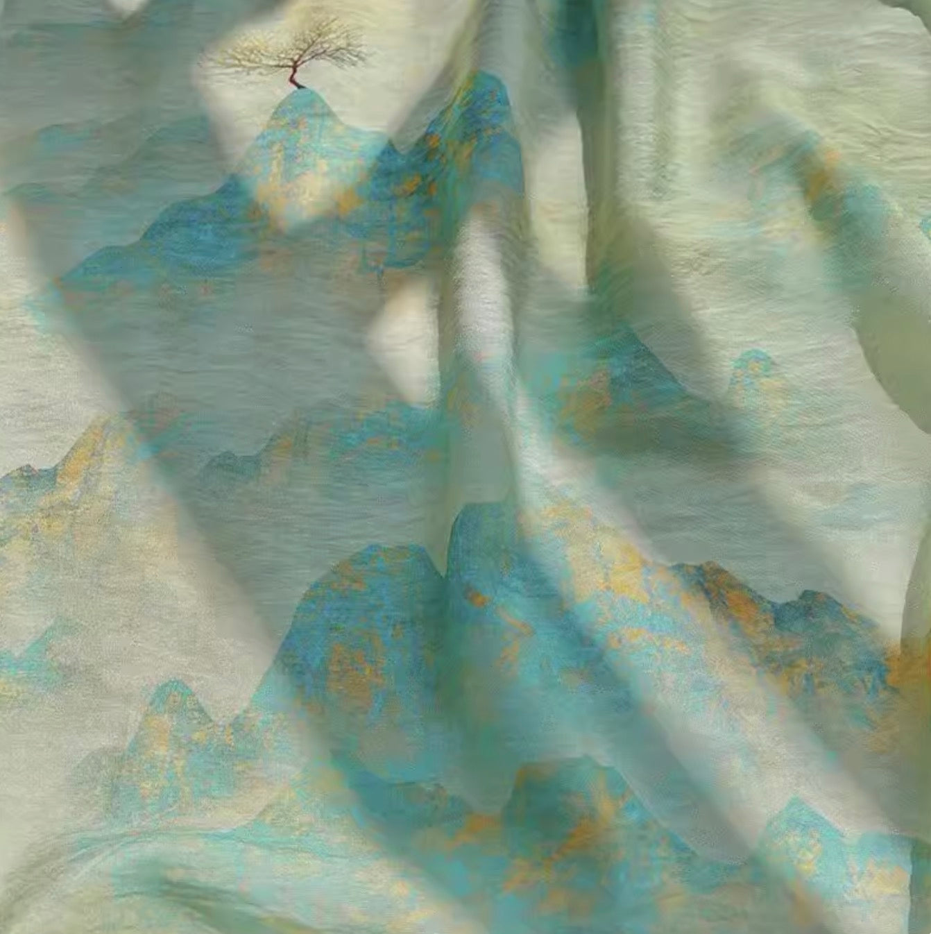 Hua Ban 花瓣 Модернизированные топы Moxiong с рисунком лепестков династии Сун