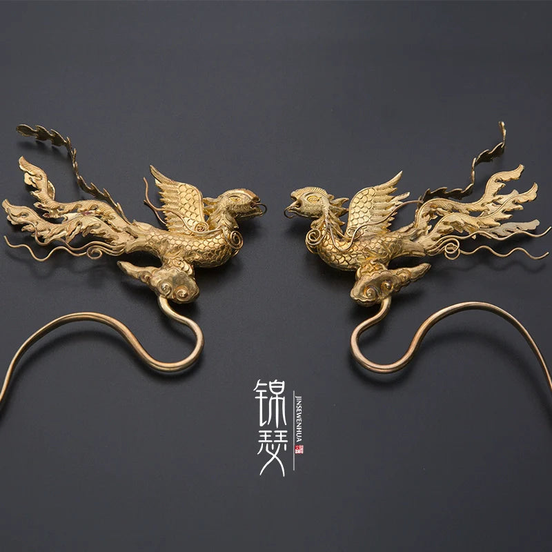 Чаннин Дигуань 翟冠 Королевская корона и аксессуары