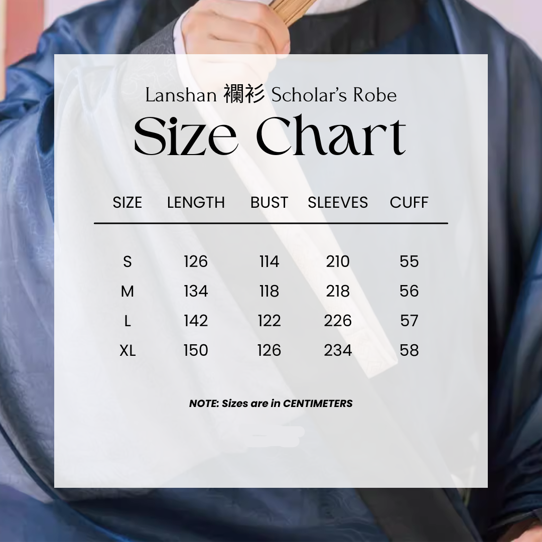 Robe pour hommes de la dynastie des Song savants Xue Shi 学士