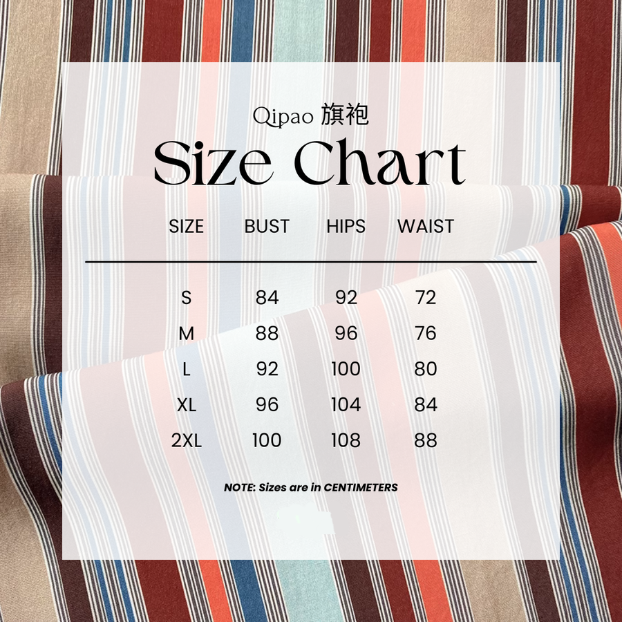 Шэн Дао 省道 Провинциальная дорога 1960-е годы в полоску в стиле ретро Ципао с короткими рукавами