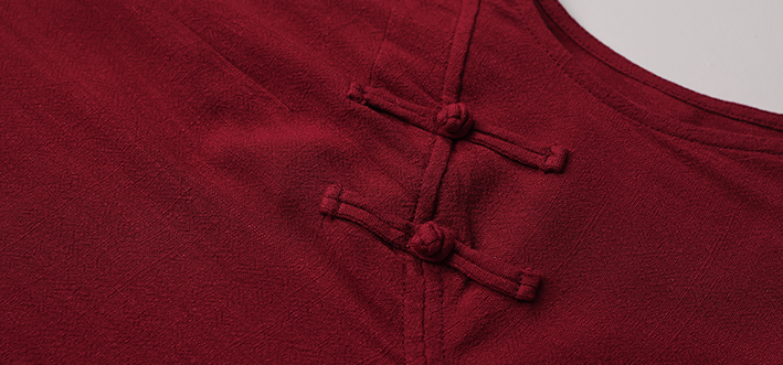 Robe Qipao moderne 2 pièces Scarlet 绯色